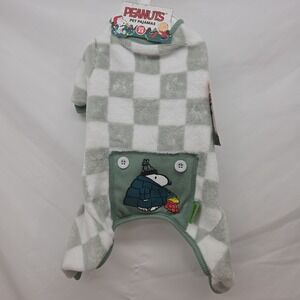 Peanuts New 2025 Snoopy & Woodstock Theme Pet Pajamas Size X-Small